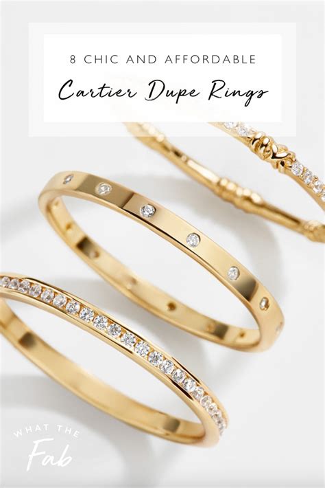 cartier ring amazon dupe|dupe cartier ring price.